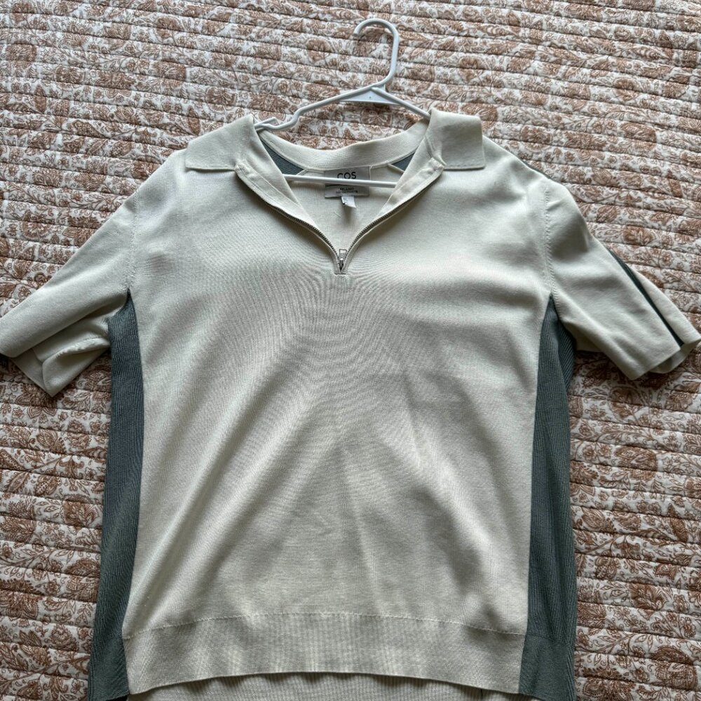 COS Half Zipped Polo